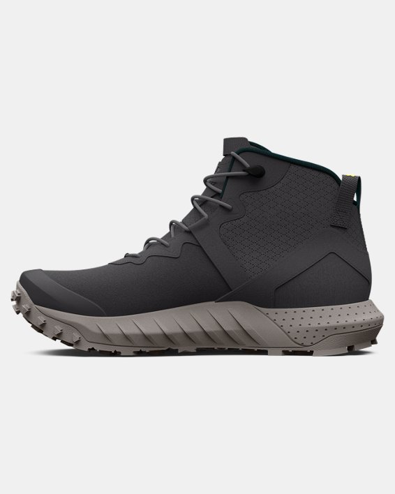 Men's UA Micro G® Valsetz Trek Mid Leather Waterproof Tactical Boots, Gray, pdpMainDesktop image number 1